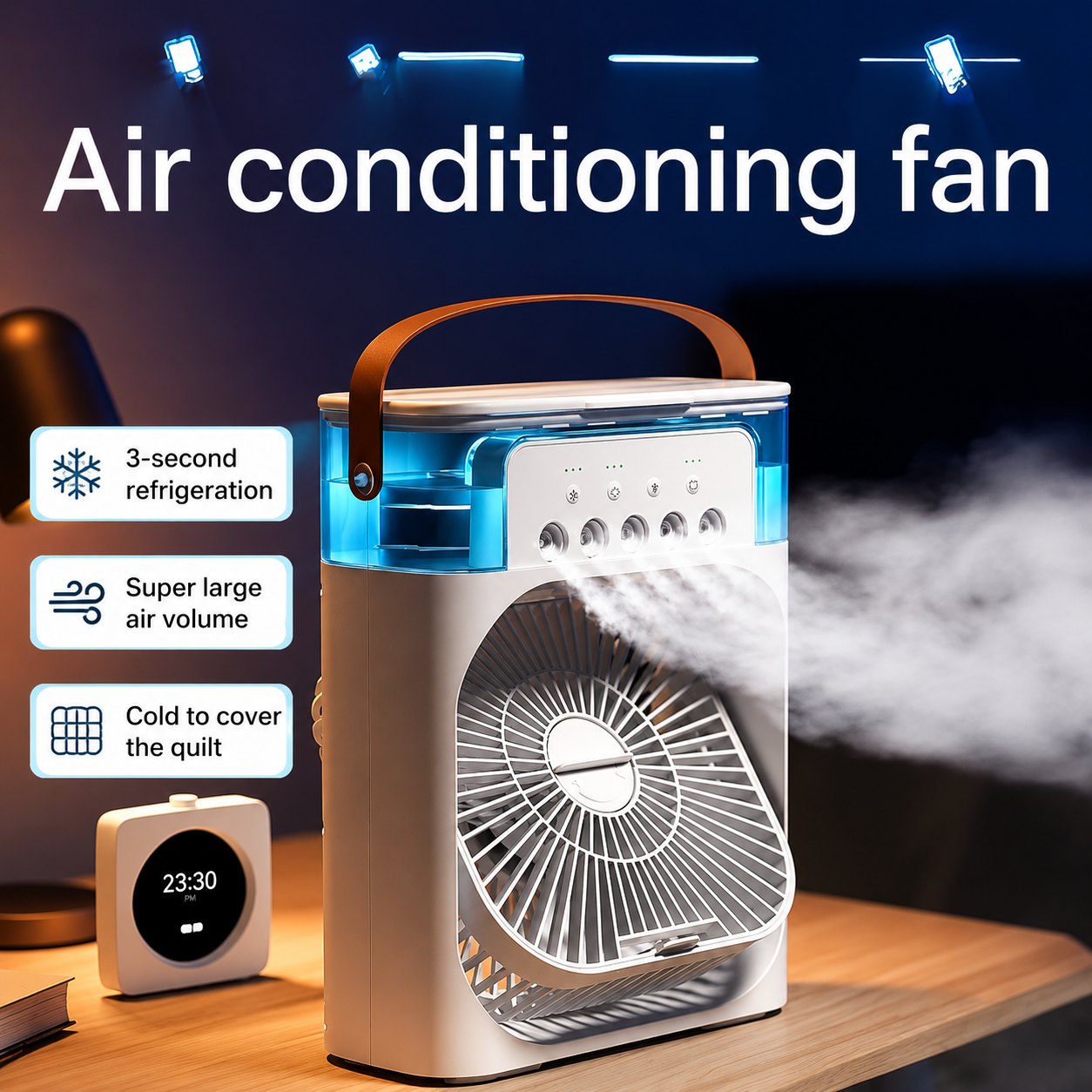 Fanova™ Portable Ice Cooling Fan