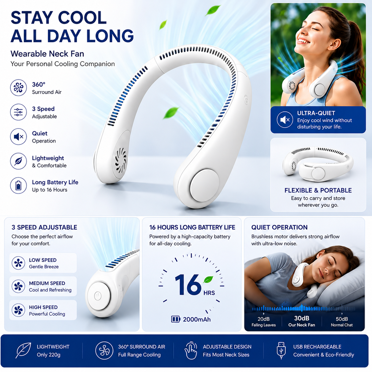 Vaneless Neck Hanging Fan