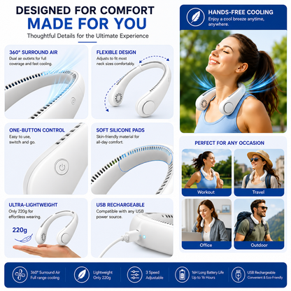 Vaneless Neck Hanging Fan
